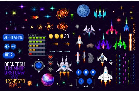 8-bit games|Pixel Graphics .